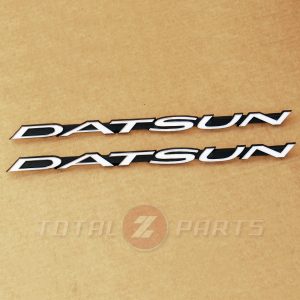Datsun 240Z Fender Emblems Pair 1970-73 | Genuine OEM NEW