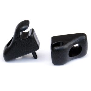 Datsun 280ZX Black Sunvisor Holders Clips | NEW, OEM