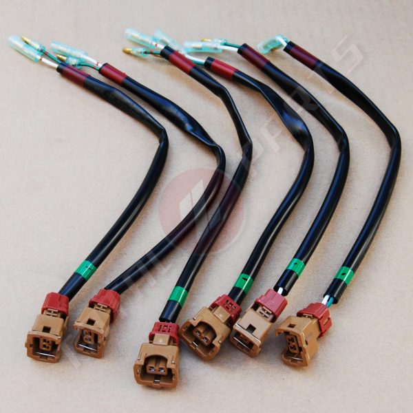 Datsun 280Z 280ZX Fuel Injector Plug Harnesses, Wires (6) *NOS*