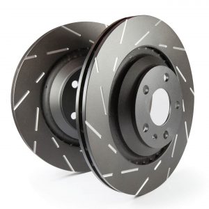 EBC® USR7122 Sport Slotted Front Brake Rotors for 350Z G35 (w/Brembo Calipers)