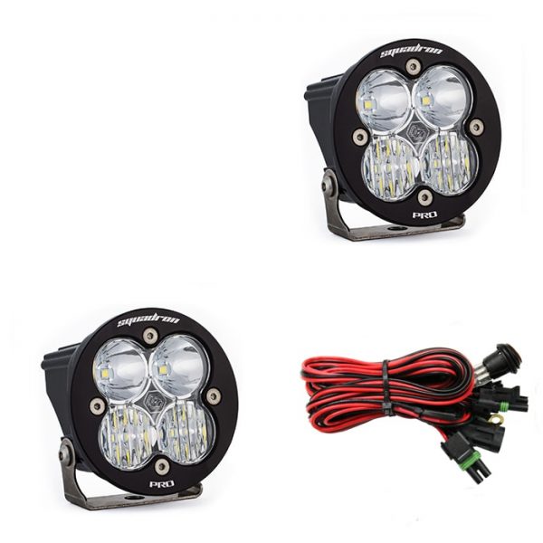 Baja Designs® Squadron-R Pro™ Pair UTV LED Light Driving Combo Pattern Baja Designs® Squadron-R Pro™ Pair UTV LED Light Driving Combo Pattern