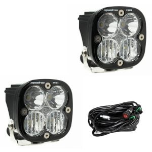 Baja Designs® Squadron Pro™ Pair LED 3" Lights Driving/Combo & Wiring Harness Baja Designs® Squadron Pro™ Pair LED 3" Lights Driving/Combo & Wiring Harness