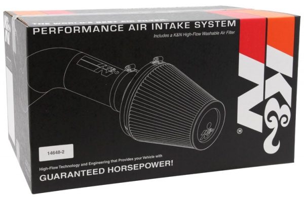 K&N 77-3082KP Polished Air Intake for ’15-18 Cadillac ESCALADE & ESV, 6