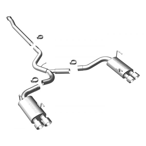 MAGNAFLOW Quad Cat-Back Exhaust for ’11-14 IMPREZA WRX/STI, ’15-17 WRX STI, 2