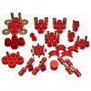 Datsun 260Z 280Z Full Bushings Kit, Performance Polyurethane, 1974-1978, RED