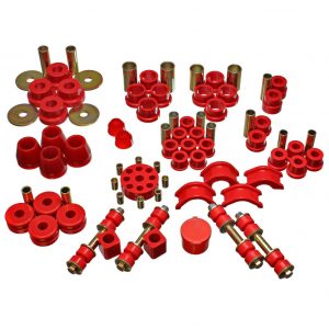 Datsun 260Z 280Z Full Bushings Kit, Performance Polyurethane, 1974-1978, RED