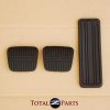 Gas Brake Clutch Pedal Pads Set, for Nissan 300ZX (Z31), 12/86-1989, MT *NOS*