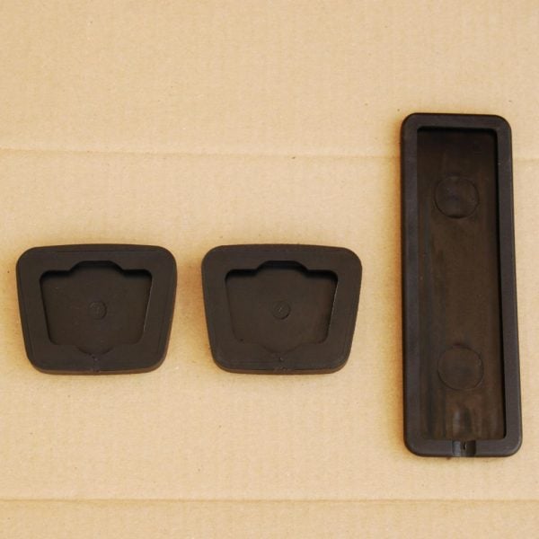 Gas Brake Clutch Pedal Pads Set, for Nissan 300ZX (Z31), 12/86-1989, MT *NOS* 2