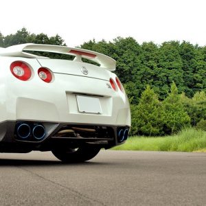 HKS Legamax Premium Exhaust for 09+ Nissan GT-R, Burnt Tips, TIG Welded