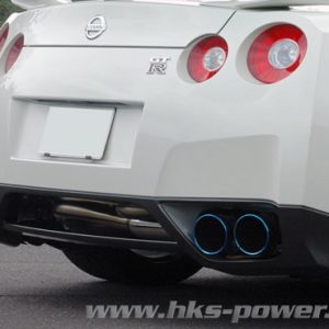 HKS Legamax Premium Exhaust for 09+ Nissan GT-R, Burnt Tips, TIG Welded