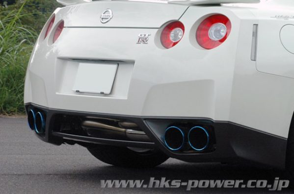 HKS Legamax Premium Exhaust for 09+ Nissan GT-R, Burnt Tips, TIG Welded 6