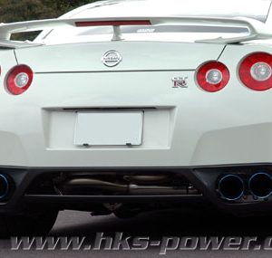 HKS Legamax Premium Exhaust for 09+ Nissan GT-R, Burnt Tips, Flux Welded