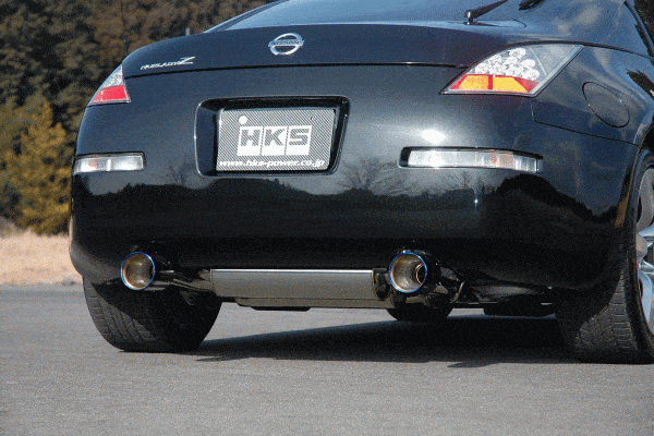 HKS Stainless Steel/Titanium Cat-Back Dual Exhaust for 03-09 Nissan 350Z 3