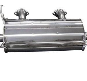 HKS Legamax Premium Exhaust w/Mid Pipes, 4.5" Dual Tips, 2009-2015 Nissan 370Z