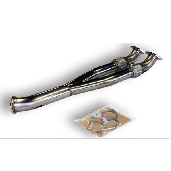 HKS Center Catless Exhaust Y-Pipe Mid-Pipe (no silencer), for Nissan GT-R 08+