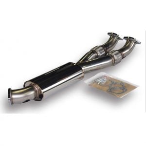 HKS Resonated Catless Exhaust Y-Pipe Mid-Pipe (Silencer), for Nissan GT-R 08+