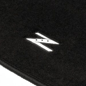 NRG Black Carpet Floor Mats Set, Z Emblem Logo, for 2003-2009 Nissan 350Z