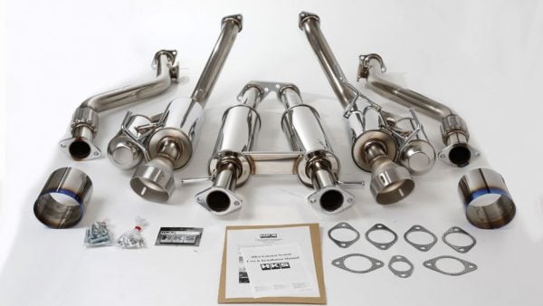 HKS Dual Hi-Power Stainless Steel Exhaust System, for Nissan 370Z (09-14)