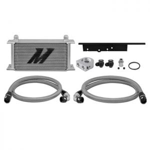 Mishimoto Oil Cooler Kit, Silver or Black, Thermostatic, for Nissan 350Z + G35 Coupe