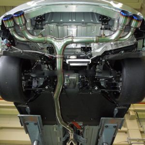 HKS R35 Racing Spec Catless Exhaust System, Non-Resonated, for Nissan GT-R 2008+