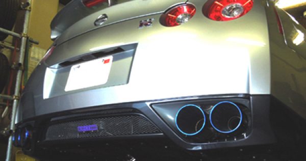 HKS R35 Racing Spec Catless Exhaust System, Non-Resonated, for Nissan GT-R 2008+ 3