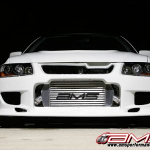 AMS Front Mount Intercooler Upgrade w/Logo for 03-06 Lancer EVOLUTION EVO 7/8/9