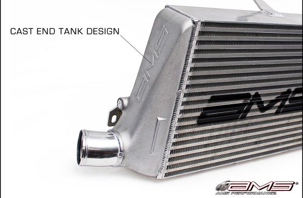 AMS Front Mount Intercooler Upgrade w/Logo for 03-06 Lancer EVOLUTION EVO 7/8/9 3