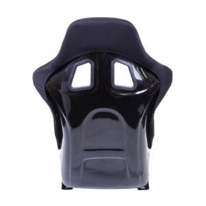 NRG FRP-310 Pair of Fiber Glass Bucket Style Racing Seat w/Adjustable Mounting Bracket, Black