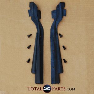 Datsun 240Z 260Z 280Z Front Top Door Seals w/Attachment Clips *NOS*