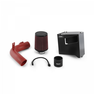 MISHIMOTO Race Intake Kit w/Box & Wrinkle RED Pipes, for 2015+ Subaru WRX