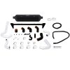 MISHIMOTO Front-Mount BLACK Intercooler w/Polished Pipes, for 2015+ Subaru WRX