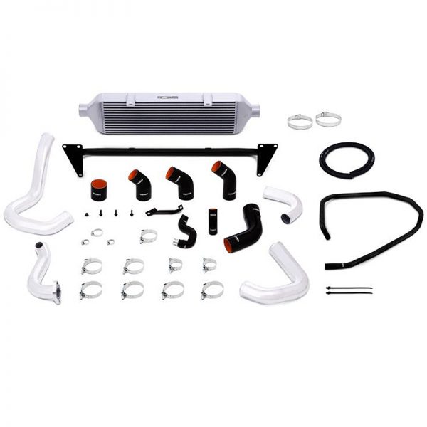 MISHIMOTO Front-Mount SILVER Intercooler w/Polished Pipes, for 2015+ Subaru WRX