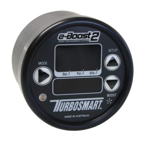 Turbosmart eBoost2 EBC Electronic Turbo Boost Controller Gauge, 60mm (Black)