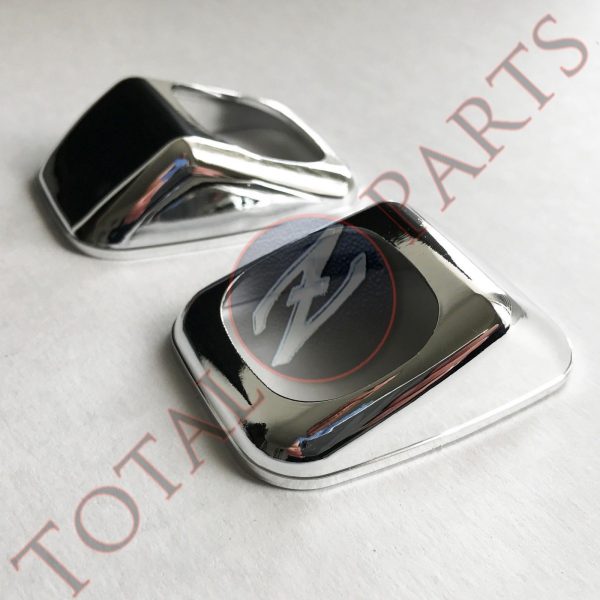 Datsun 260z 280z Chrome Plastic Door Armrest Finishers, Reproduction, 1974-1978