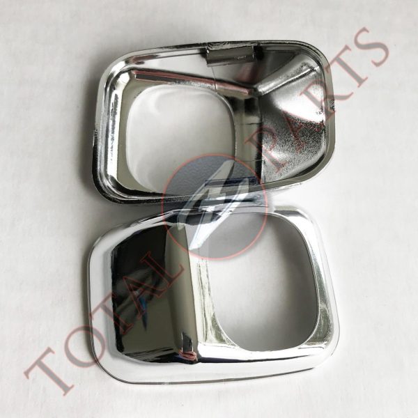 Datsun 260z 280z Chrome Plastic Door Armrest Finishers, Reproduction, 1974-1978 3
