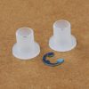 Datsun Bell Crank Accelerator Nylon Bushings w/Clip 240Z 260Z 280Z | NOS, OEM