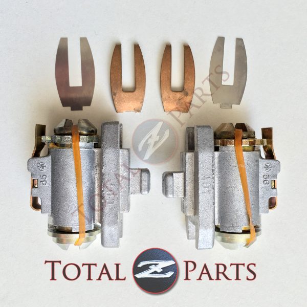 Datsun 620 Pickup, 520, 521, Front or Rear Brake Adjusters LH & RH w/Clips *NOS*