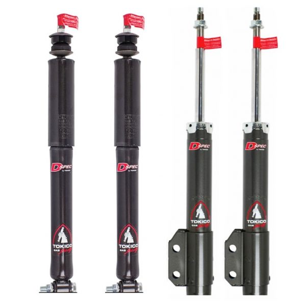 Tokico D-SPEC Adjustable Shocks for 87-93 Mustang V8, Front + Rear