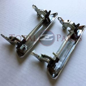 Datsun 510 Original Chrome Outer Door Handles Pair, 1968-73 *NOS, OEM*