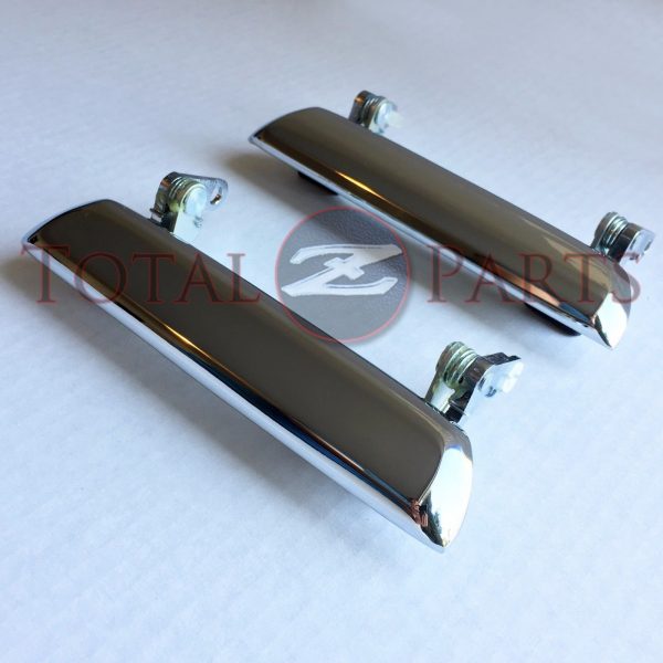 Datsun 240Z 260Z 280Z Original Chrome Outer Door Handles Pair, 70-78 *NOS, OEM* 3