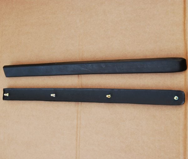 Datsun 240Z Front Bumper Side Rubber Strips Set, 70-73 *NOS* 2