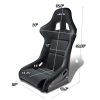 NRG Innovations FRP-310 Racing Seat, Medium