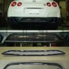 HKS Stainless Steel Rear Bumper Grill Finisher, for Nissan GT-R R35 (09-15)