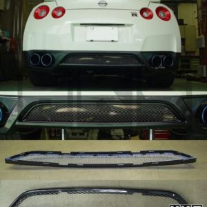 HKS Stainless Steel Rear Bumper Grill Finisher, for Nissan GT-R R35 (09-15)