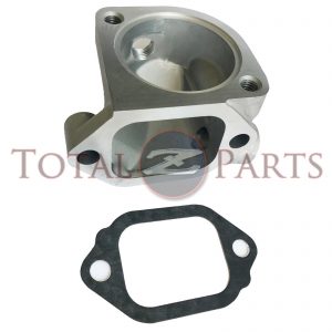 Datsun 240Z, 510, 610, 710 Water Thermostat Housing w/Head Side Gasket *NOS*