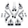 MAGNAFLOW Quad Polished Cat-Back Exhaust for 05-11 Chevy CORVETTE, 6.0L 6.2L V8