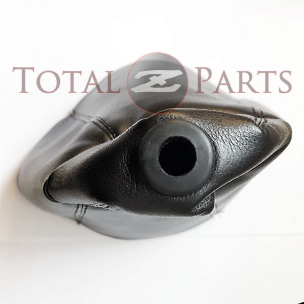 Datsun 240Z Vinyl Outer Shift Boot, Original Style w/Grommet, Black, 1970-1971 2