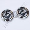 Datsun 240Z 260Z 280Z Metal Roof Pillar Emblems Pair 71-78 *NEW, Old Stock*
