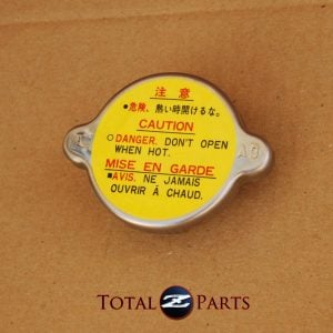 Datsun 240Z 260Z 280Z Radiator Cap, 1970-1976, Yellow *NEW Old Stock*