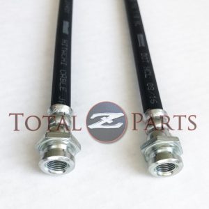 Datsun 240Z 260Z 280Z FRONT/REAR Brake Hoses Lines PAIR, 1970-78 *NOS, Hitachi*